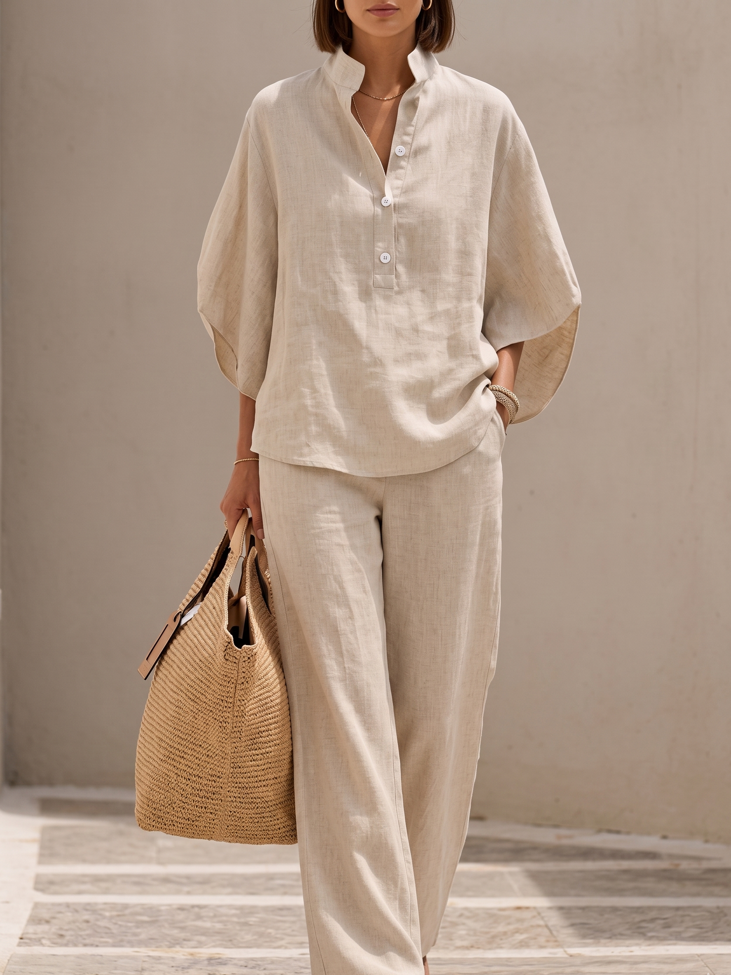 Conjunto de Lino y Algodon «Maribel»