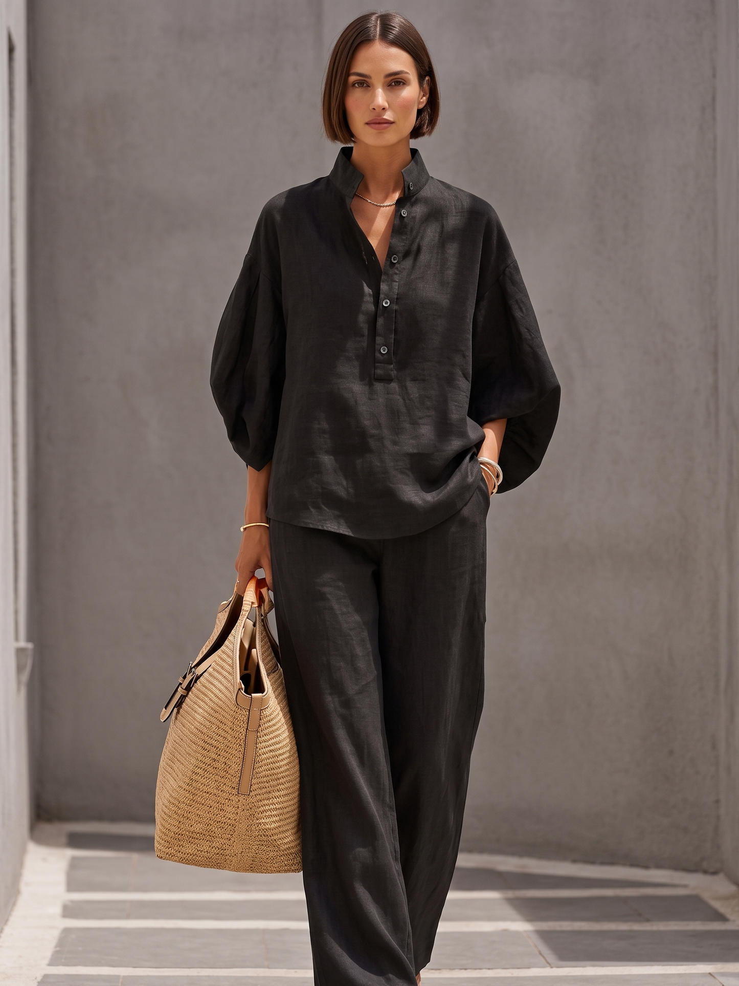 Conjunto de Lino y Algodon «Maribel»