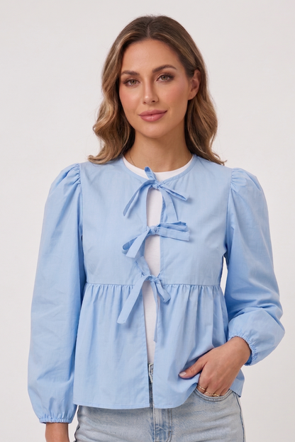Blusa holgada de manga larga