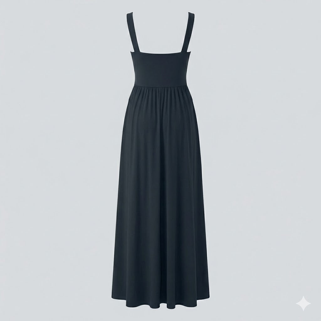 Vestido largo negro